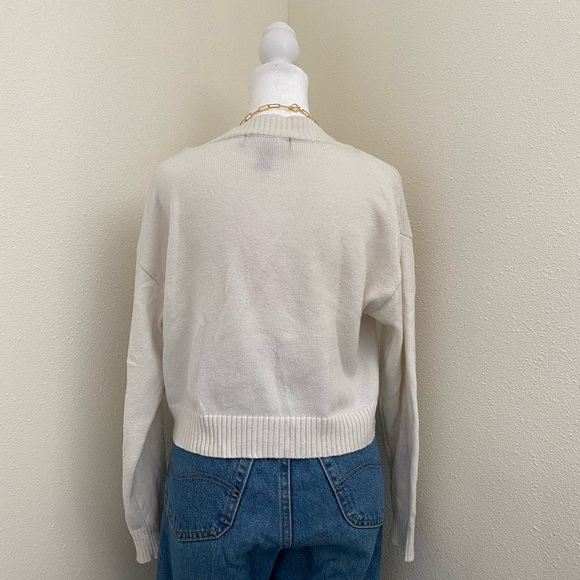 Forever 21 Off-White Buttoned Sweater - Picture 5 of 9